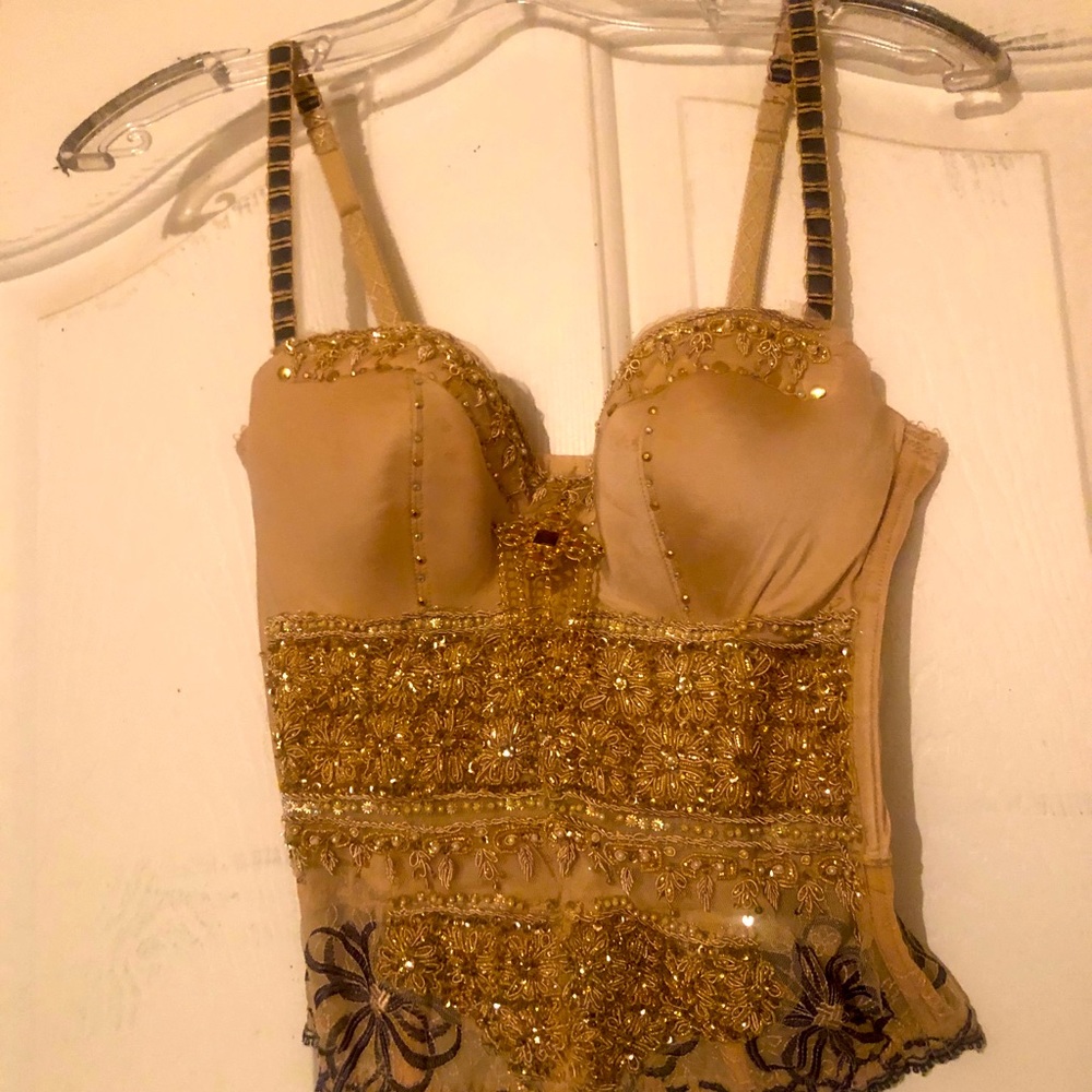 Beaded bustier